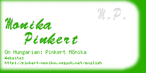 monika pinkert business card